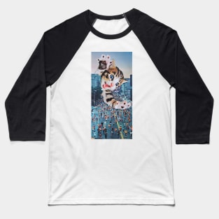 Catzilla Baseball T-Shirt